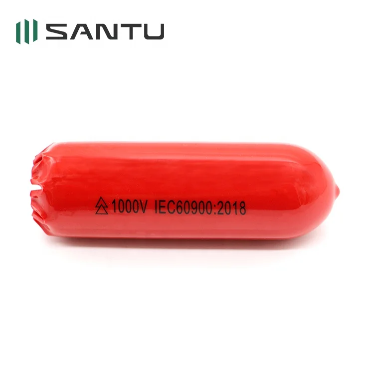 Santu Hot Sale Injection 1000V Insulated Electrical Tools VDE Self-Clamping Slip-On Caps for Covering Bare Live Cable Ends