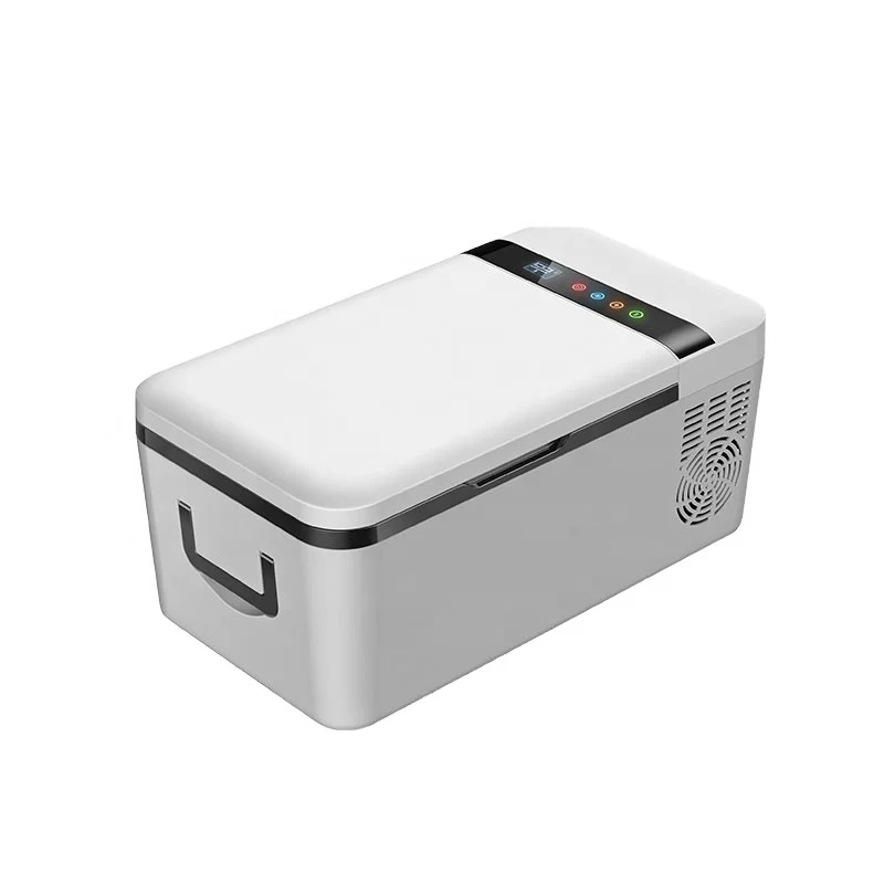 Портативный автомобильный подлокотник для холодильника, 15 л, 12 В постоянного тока, с компрессором