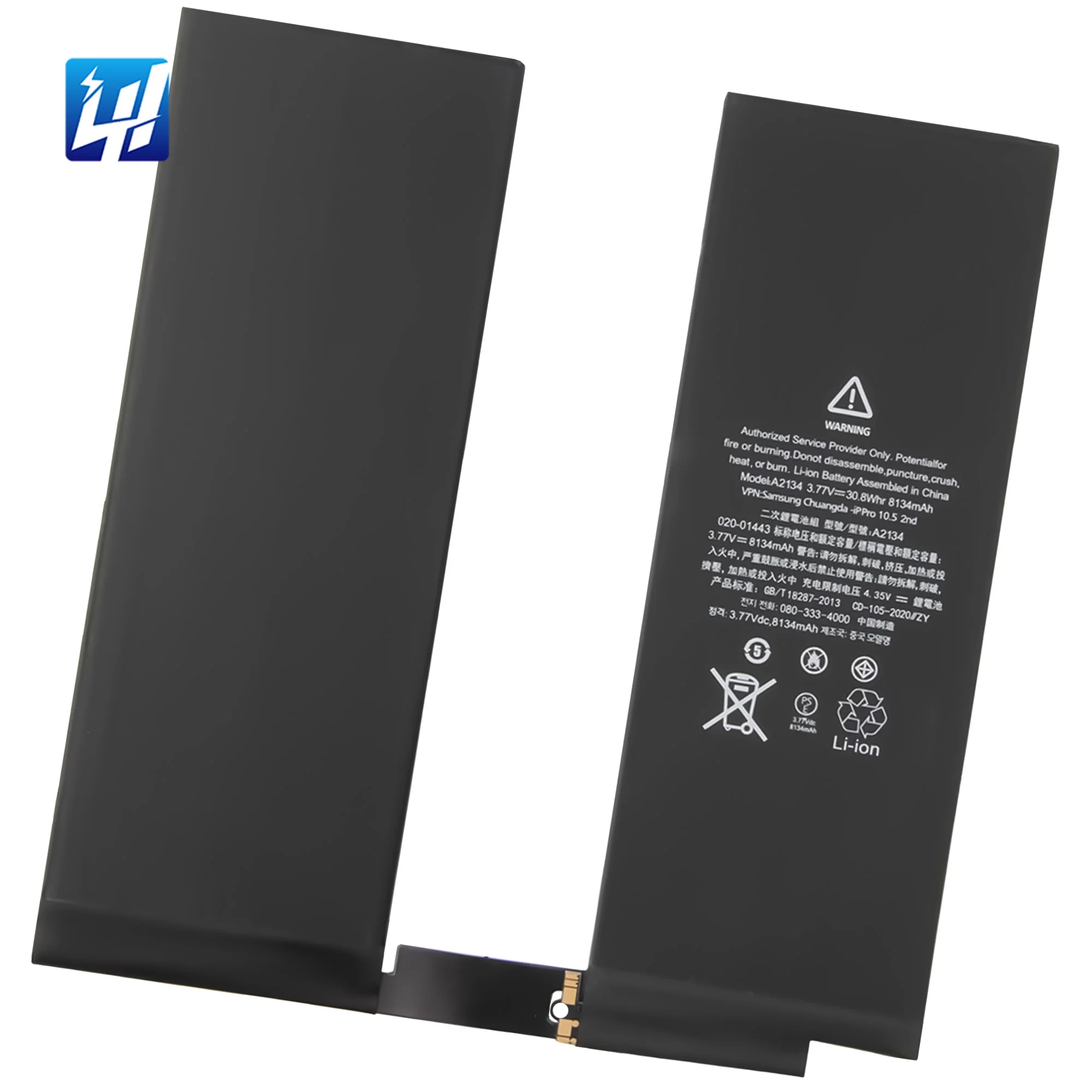 8134mAh A2134 A2123 A2152 A2153 A2154 Air 3 High Durability Factory Supply battery for ip Pro 10.5 2nd
