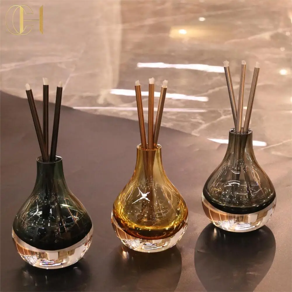 2024 Wholesale Borosilicate Jars Paraffin Lamp Oil Candles Luxury Home Decoration Smokeless Scented Candles