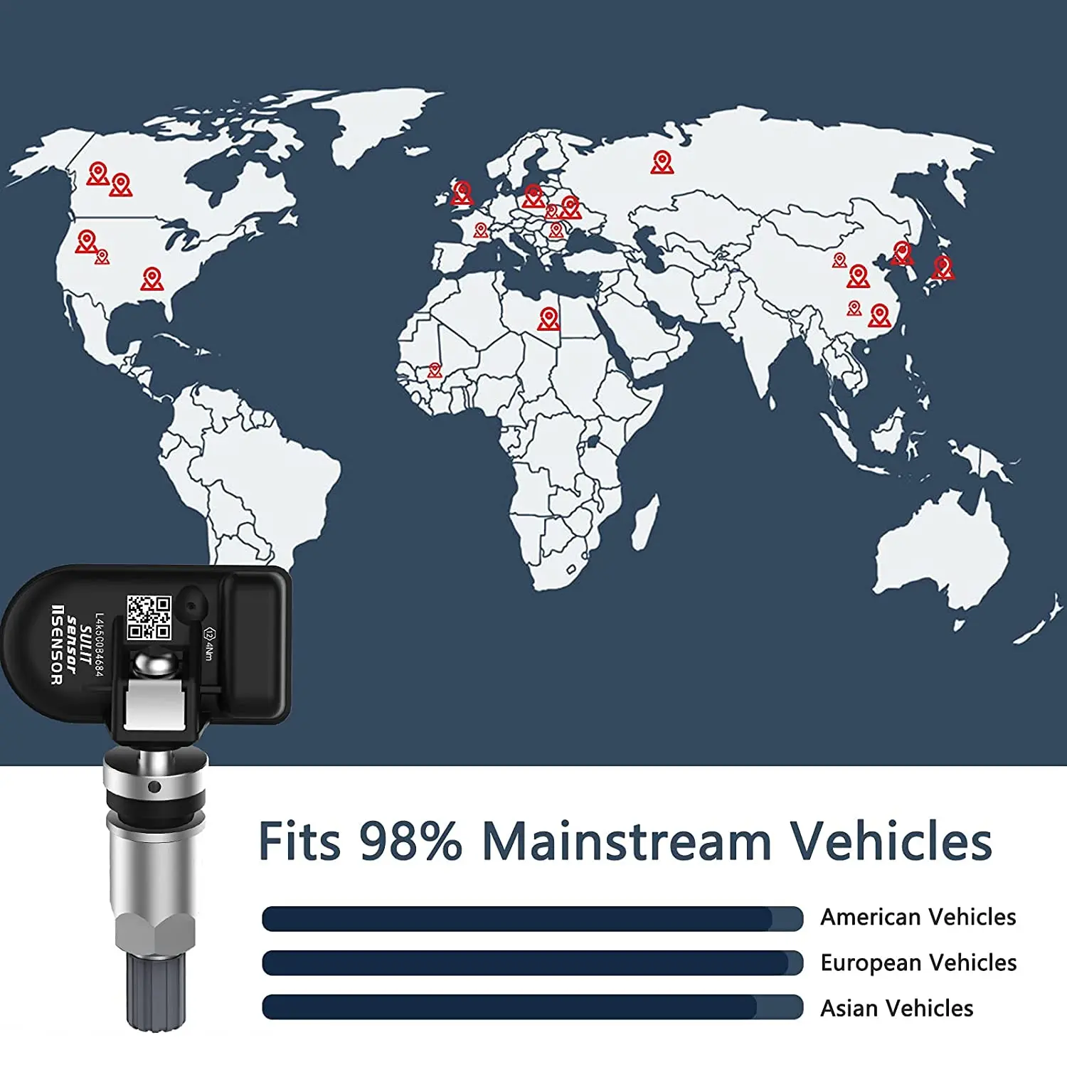 Universal TS01 Automotive Programmable Mx 315/433 Tire Pressure Monitoring System Car Programming Tool Tpms Sensor