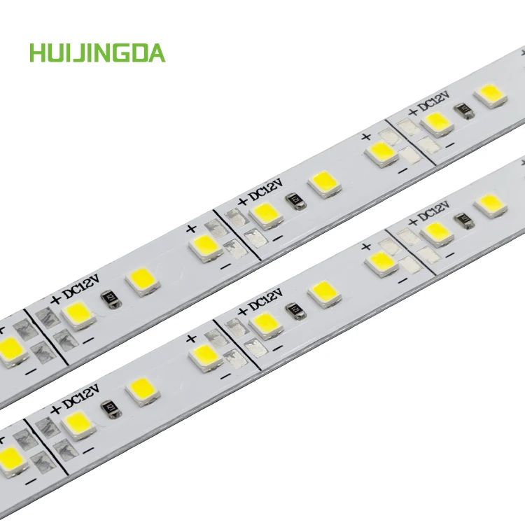 Cheaper  smd 2835 12w 10mm PCB 12v 120LEDs/m  led rigid strip light bar for Shelf/wardrobe/wine cabinet