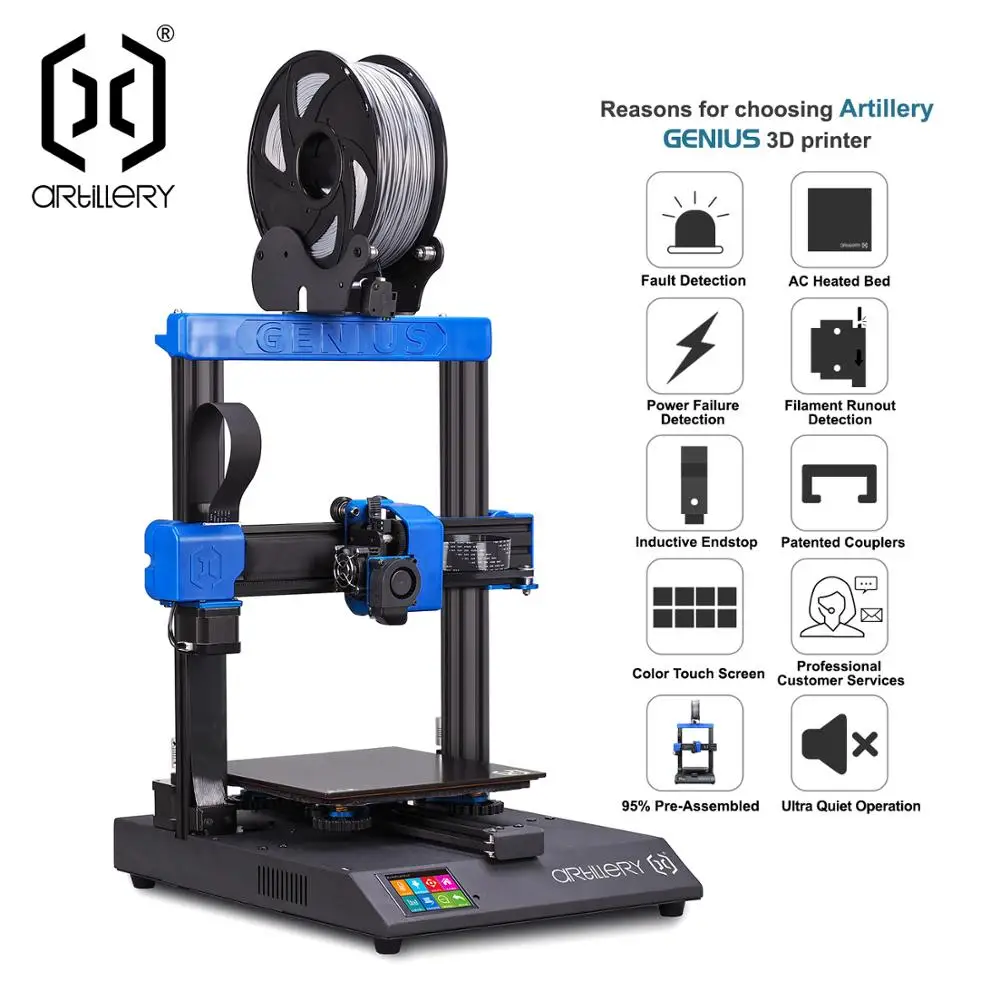 Artillery GENIUS Printer 3D  Fast speed 3 D Impresora Desktop FDM 3D Printer