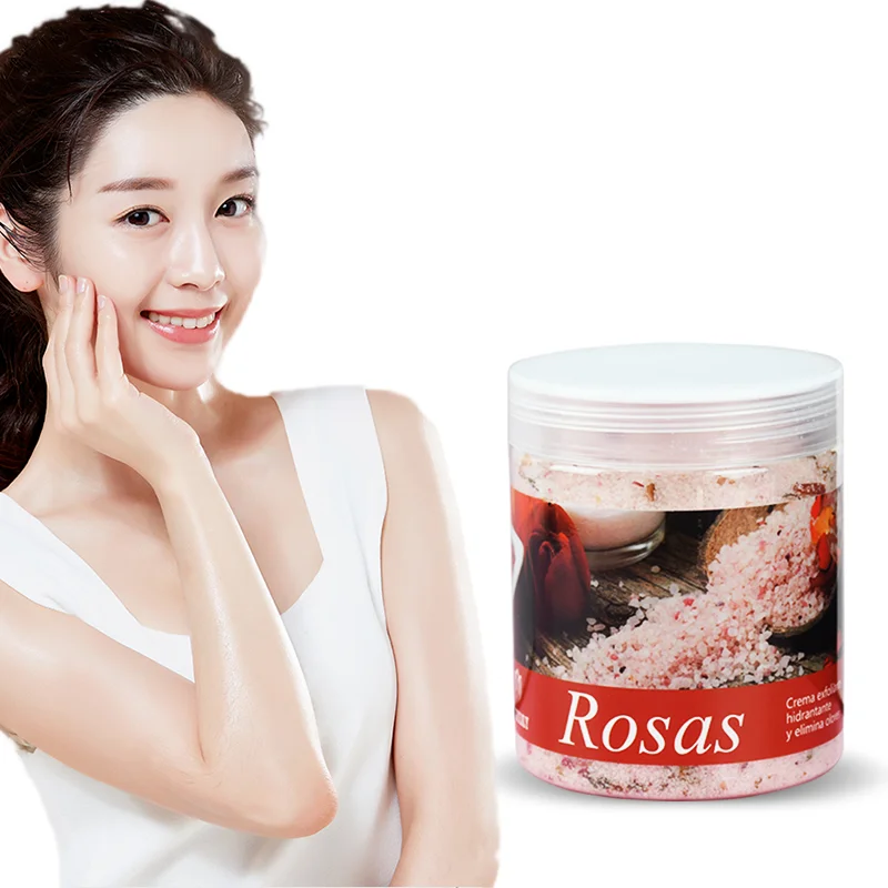 Соли для ванны от частного бренда, оптовая продажа, розовый запах, гималайский минерал, органические соли для ванны