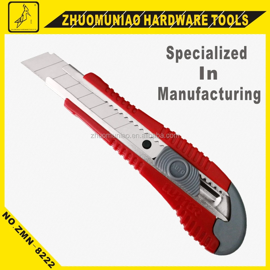 18mm precision sharp utility cutter knife tool abs plastic slide tape box cutter for unpacking