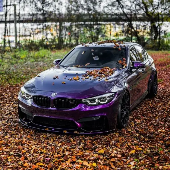 PET Release Liner Ultra Gloss Midnight Purple Car Wrap Vinyl Film for Car Decoration