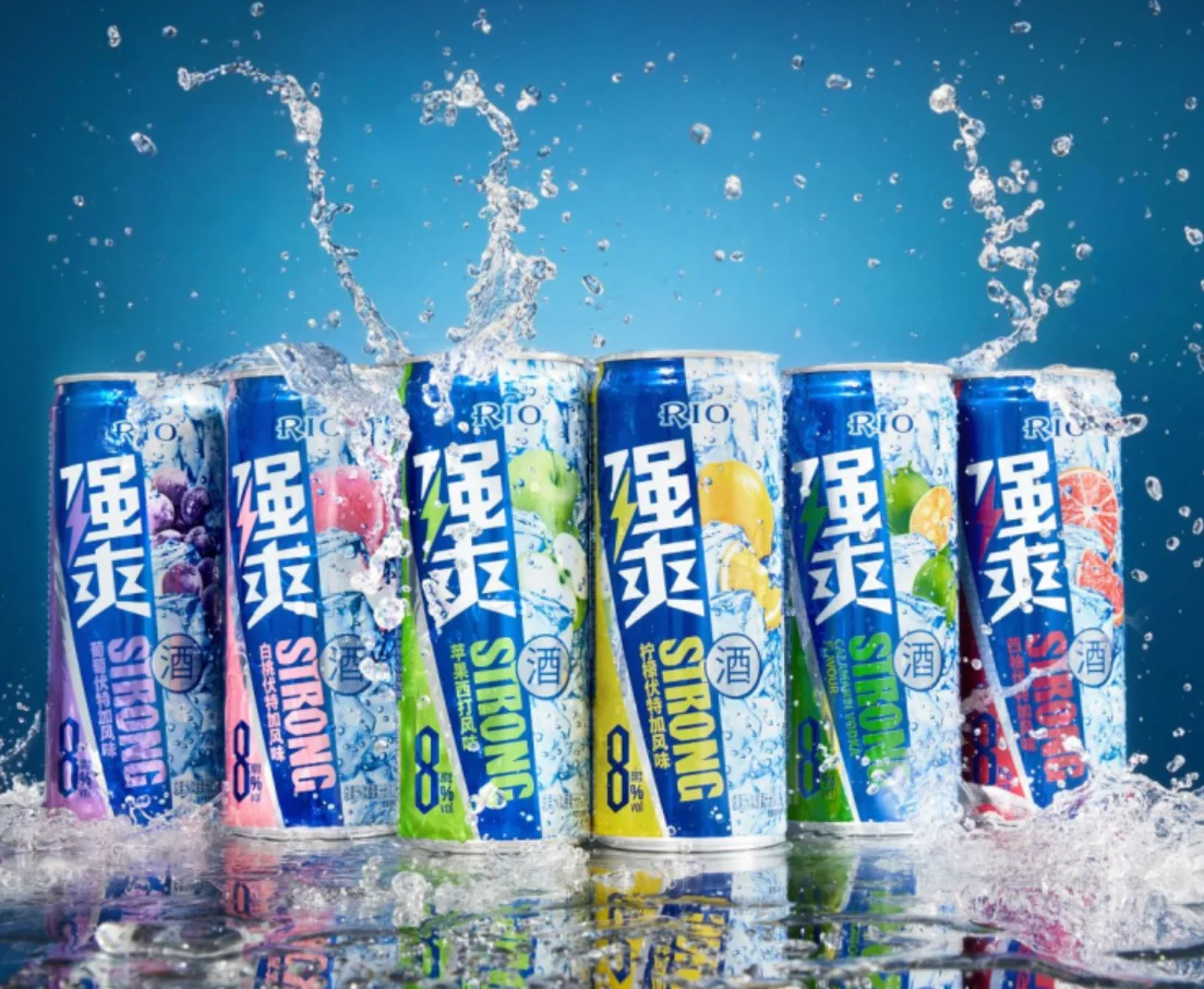 2022 RIO Cocktail Drink Alcohol Strong premixed 8%vol Lemon Vodka flavor cocktail can 500ml family bar Holiday Club Dinner party