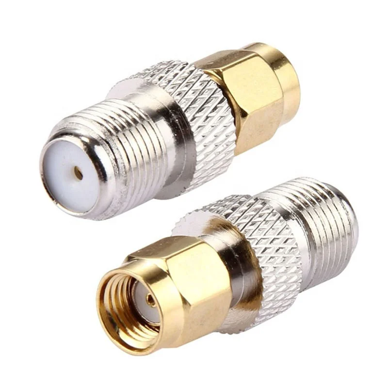 Factory Price Direct Coaxial RF Connector Adapter F Female To RP-SMA Male Reverse Connection