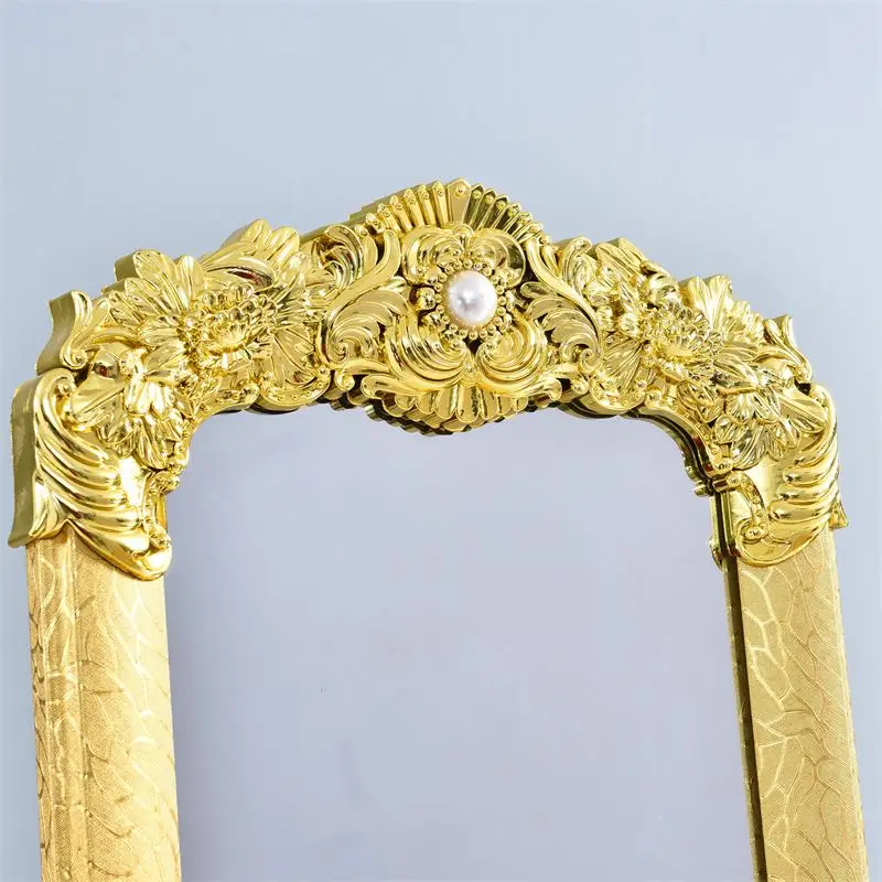 Wholesale Gold Aluminum Frame Decorative Modern Dressing Room Wall Full Length Floor Mirror