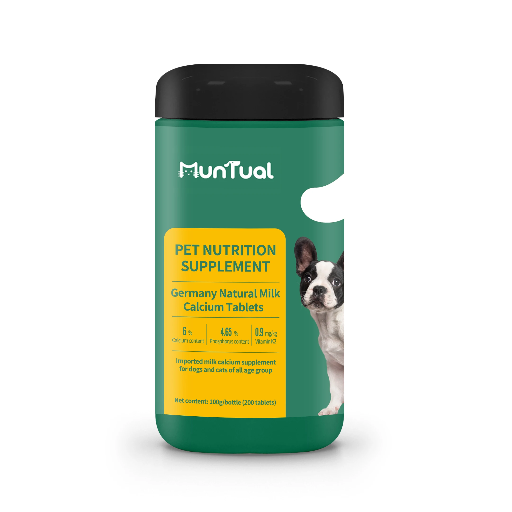 2022 new milk calcium tablet raw material from Germany vitamin supplement bone joint for dog and cat