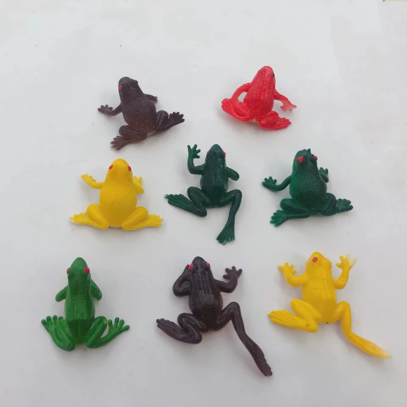 Hot Selling Unisex TPR Simulation Soft Glue Small Frog Toy Kids Aged 5 7 Years Classic Style Play PP Material Promotional Gifts