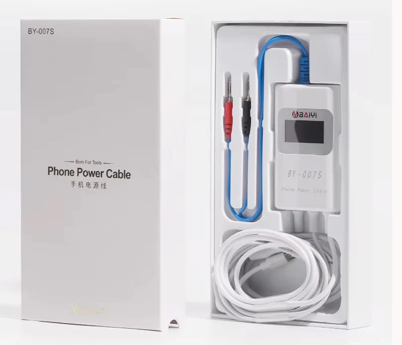 BY-007S Smart Charging Detection Cable Android Phone Fast-Charging Protocols Support Type-C Lightning Micro USB Three Devices