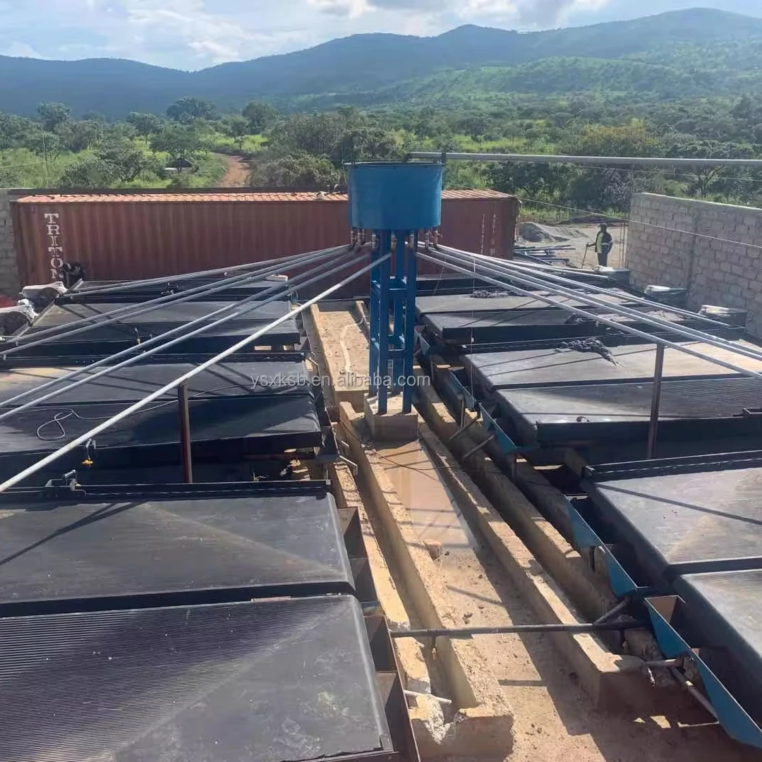 High big processing capacity shaking table for separating washing recycling copper scrap wire cable copper rice tin metal scrap