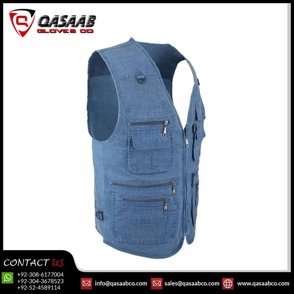 Custom Lightweight Canvas Vest for Summer Outdoor Shooting Hiking Camo Turkey Hunting Waterproof Breathable Windproof Features