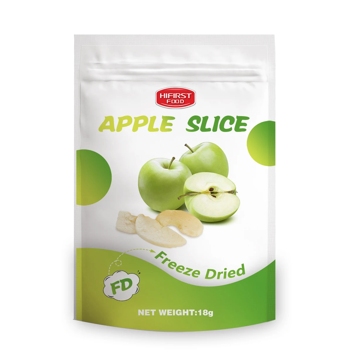 Лучшая цена FD фруктовые Чипсы яблока Замороженные яблочные закуски для продажи
