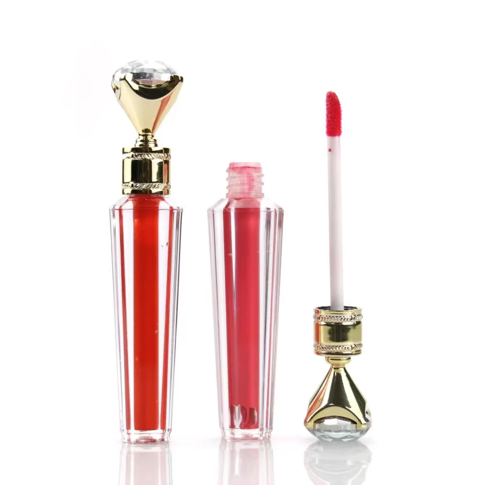 Wholesale Diamond Tube Lip Gloss Makeup Lipgloss Private Label Custom Logo Lips Lipgoss Makeup
