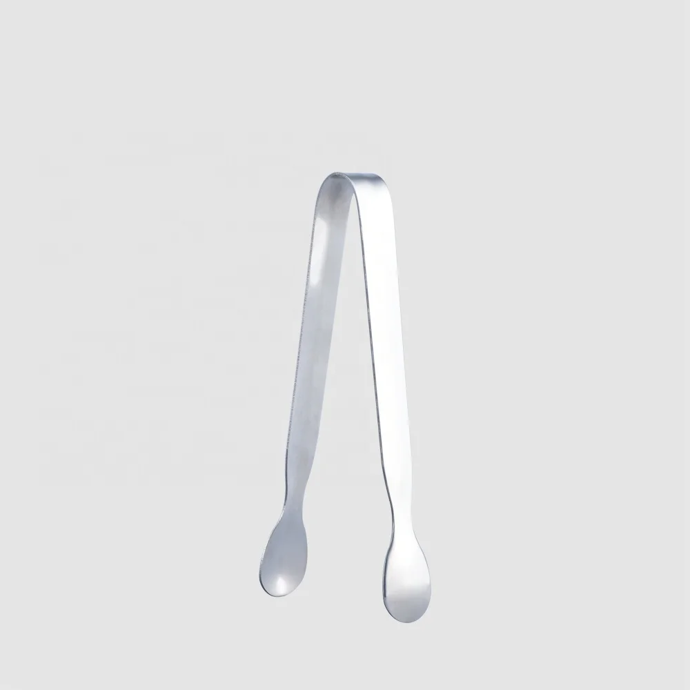 Factory Direct small mini metal stainless steel mini ice sugar tongs