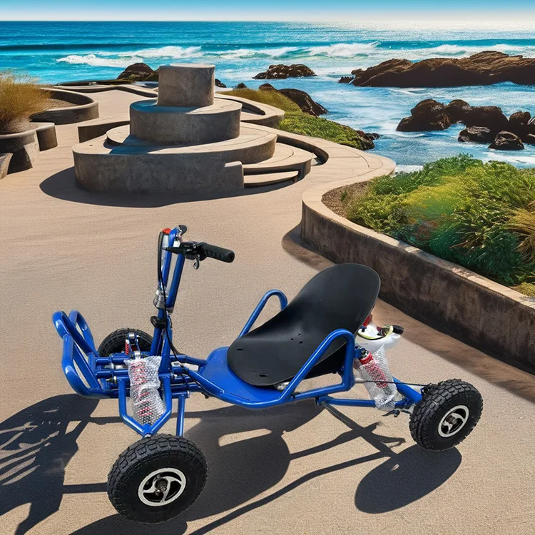 Zhuoyuan Heavy Duty Adult 63cc 2 Stroke 4 Stroke Foot Acceleration Drift Karting With 4 Wheels