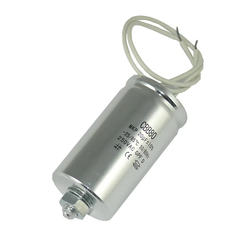Original Manufacturer Cbb80 HID Lighting Lamp Capacitor