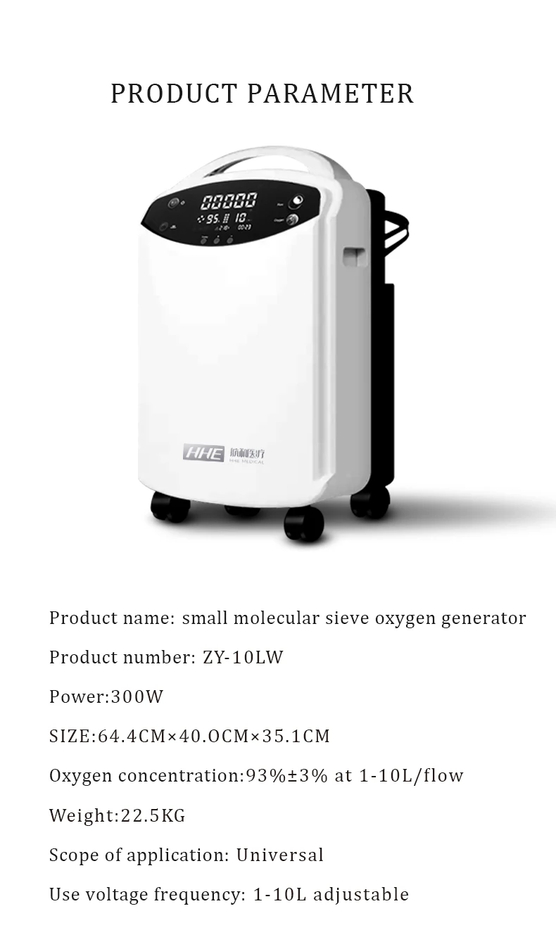 New Design  Customized Oxygen Generator for Home or Medical Use Small Portable Oxygen-Concentrator 5L 10L