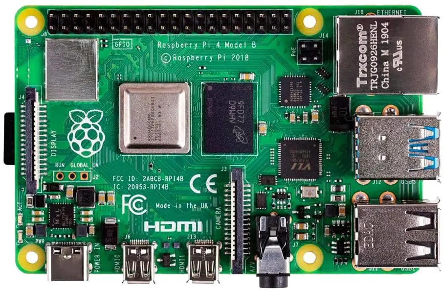 Raspberry Pi 4 Model B Quad Core 64 Bit WiFi 4GB ARM Raspberry Pi 4
