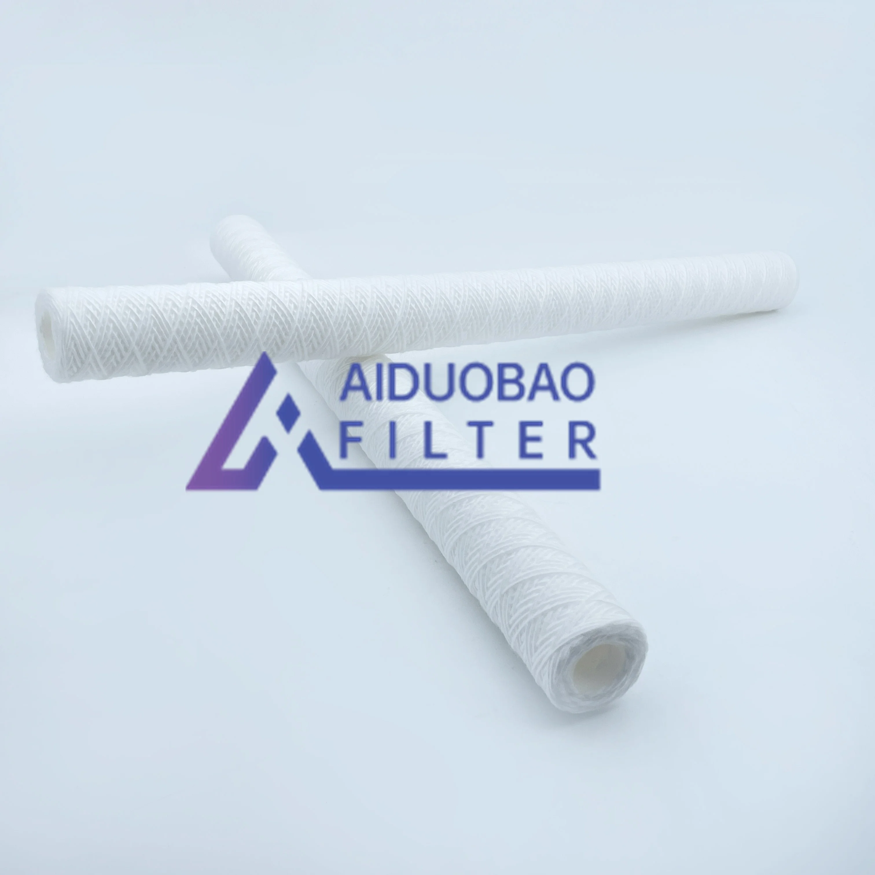 750-25 Water Treatment Filters30 Inch 25 Micron Polypropylene Cotton Wound Yarn Filter Cartridge for Water Treatment Filtration