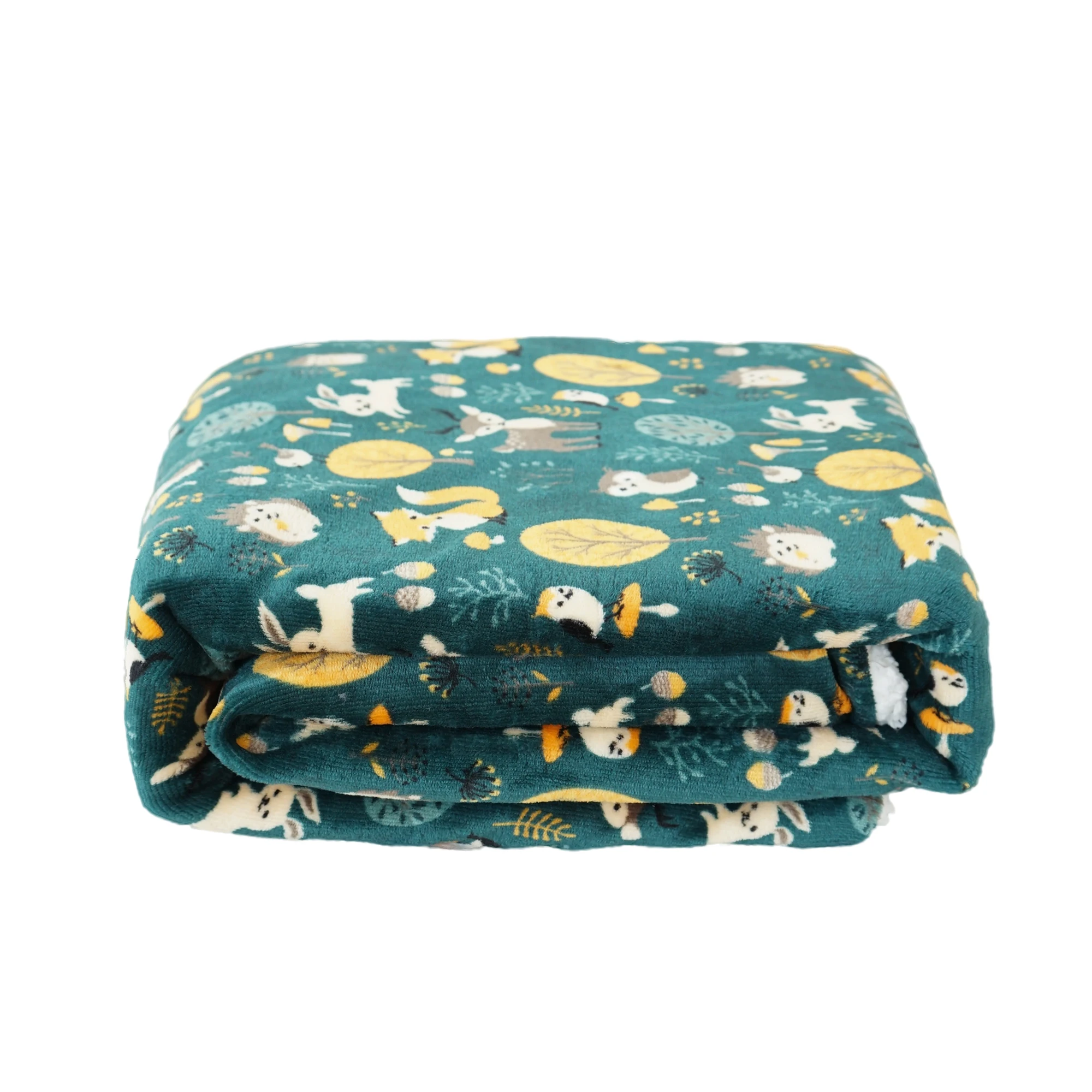 Autumn Blanket, Autumn Decorative Blanket, Autumn Maple Tree Animal Cute Squirrel Soft comfortable lightweight blanket for bed