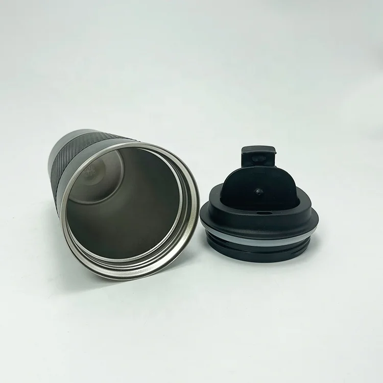 Wholesale double wall stainless steel vacuum insulated cute korean a mugs and cup with sleeve