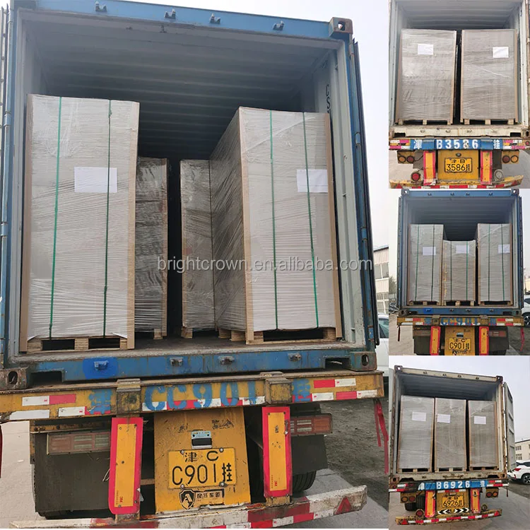 Customer size 70x100 Printing paper 200/250/300/350gsm coated art paper C1S Gloss Art Printing Paper for packing
