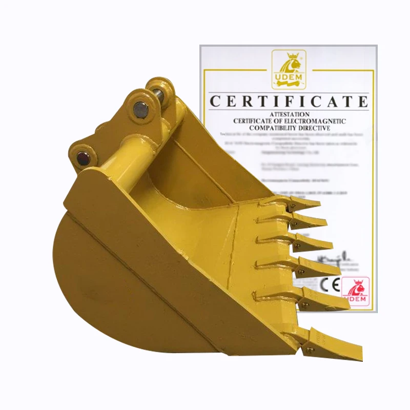 Good Partner Excavator Parts EX120 Hydraulic Excavator Standard Bucket Size 1m3 Front Dig Hitachi teeth excavator bucket