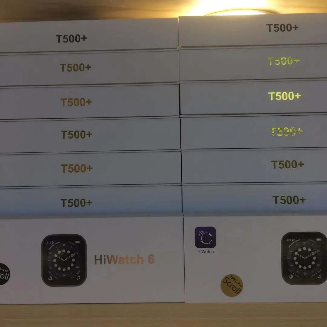 Newest version T500+ Pro Hiwatch 6 Smart Watch, Scroll Button Game Smartwatch PK T500+Plus