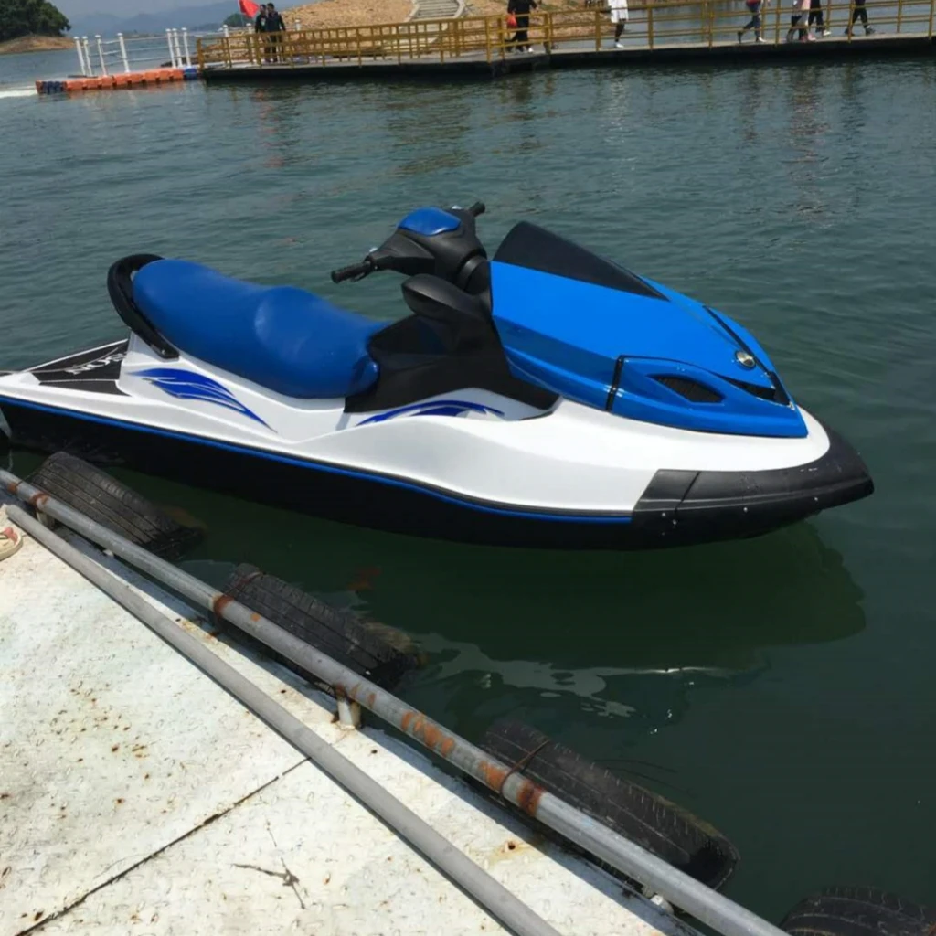Hison Direct Factory Sale 1400cc Cool Adult Water Sports Jet Ski Second Hand Speed Boat 4 Stroke Engine Fiberglass ATV Jet Ski