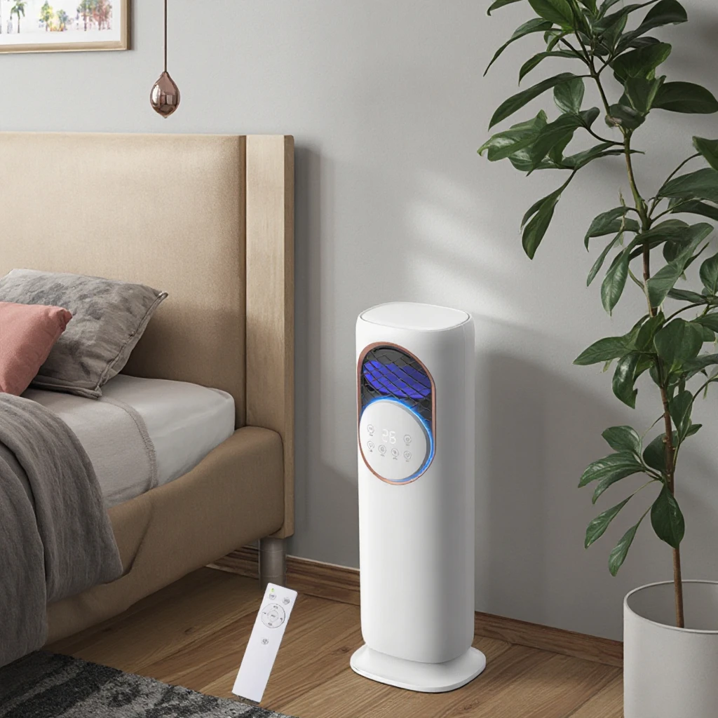 Mini air Conditioner Water-cooled air Conditioner Fan Multi-function Mobile Outdoor Heater