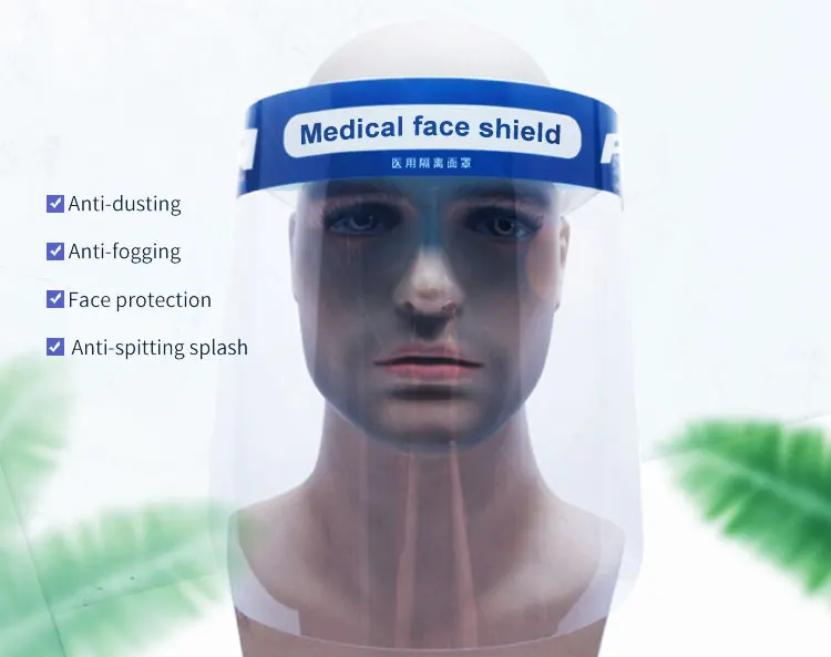 Eye protection is safe and clearhigh tech cryogenic face shield plastic transparentes