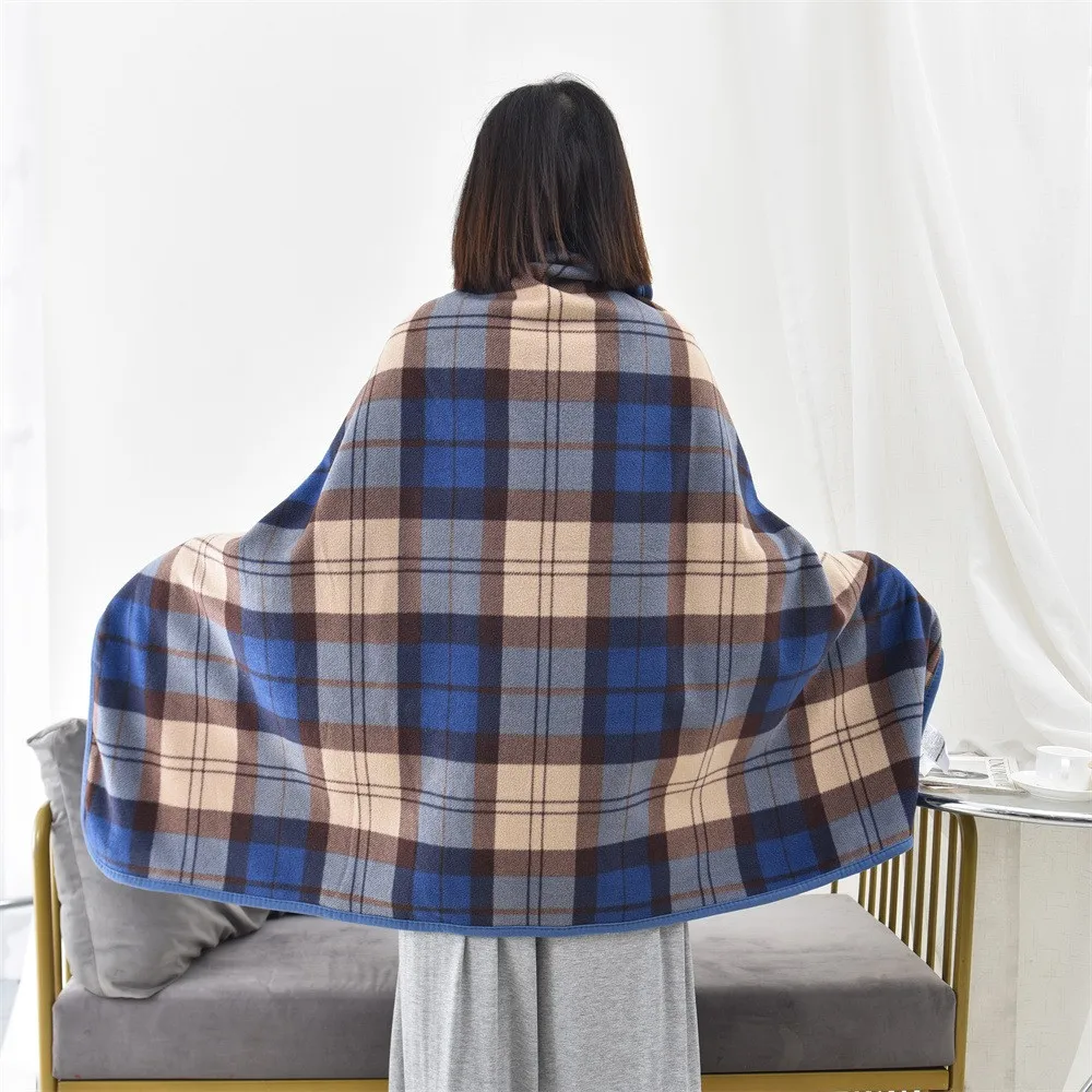 Hot button fashion multi-purpose thickened home blanket