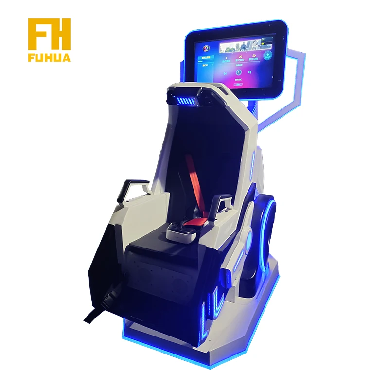 VR Gaming Machine  Amusement product 9d Cinema VR roller coaster simulator  VR 360 Degree simulator