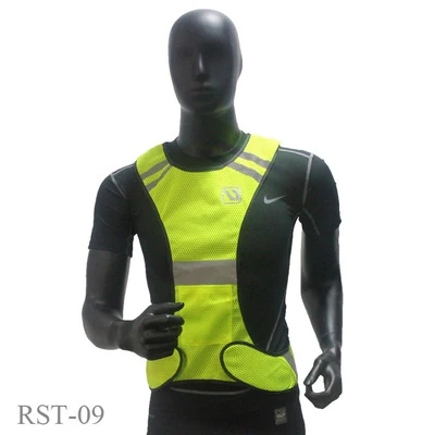 
Reflective Vest for Running or Cycling (Women and Men, with Pocket, Gear for Jogging, Biking, Motorcycle, Walking) 