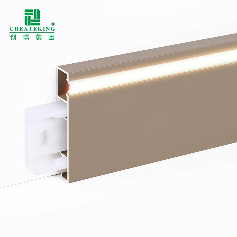 Фабрика Foshan, современный стиль, квадратная плинтус для защиты ног, индивидуальная алюминиевая плинтус
