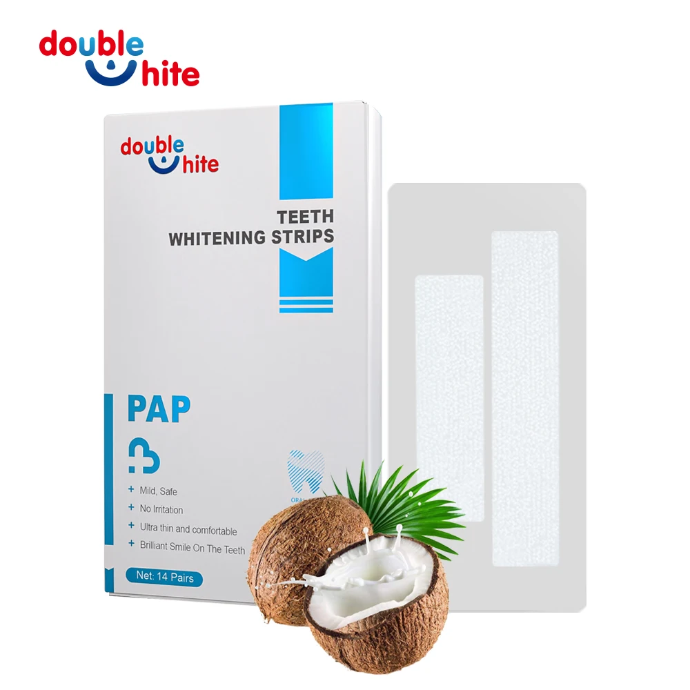 Fresh breath oral best teeth whiten strip dental polishing bleaching pap strip