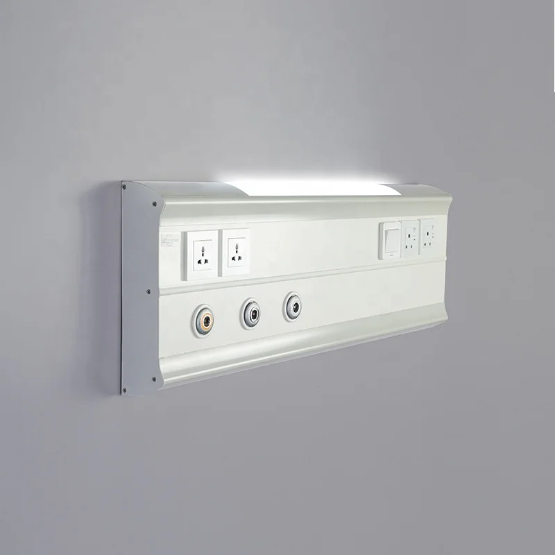 Medical ICU Bed Head Panels Hospital Bed Head Trunking Units