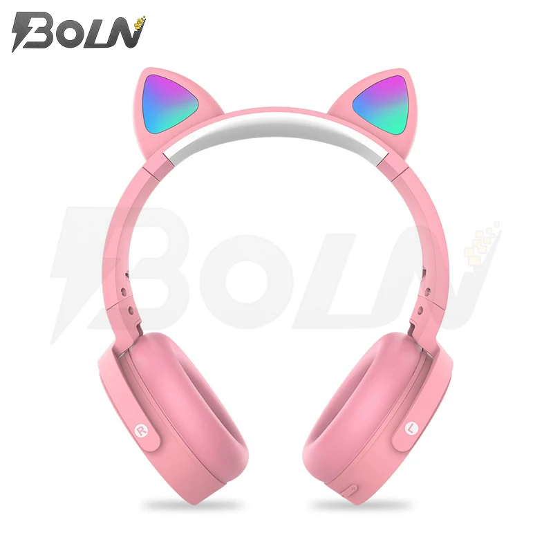 2021 Newest Products Wireless Earphone Wireless BT 5.0 Headsets Cat Headphones