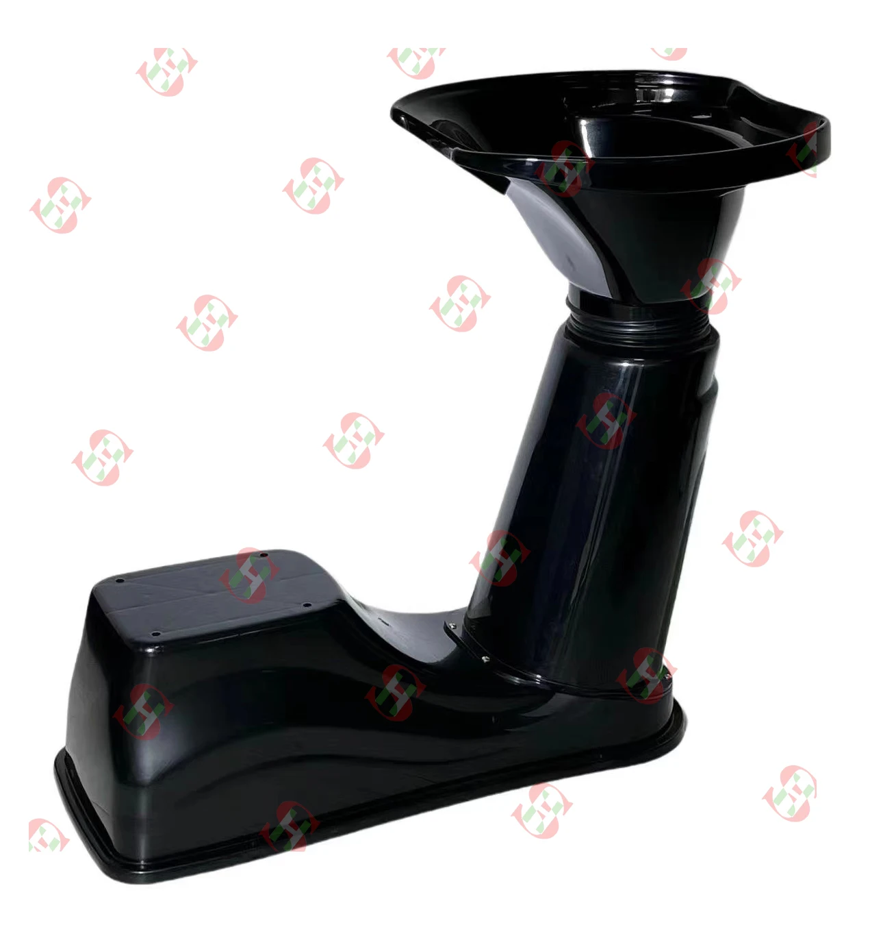 ABS Plastic Shampoo Bowl Hair Sink Black Washing Hairdresser Basin for Hair Backwash Basin Beauty Salon
