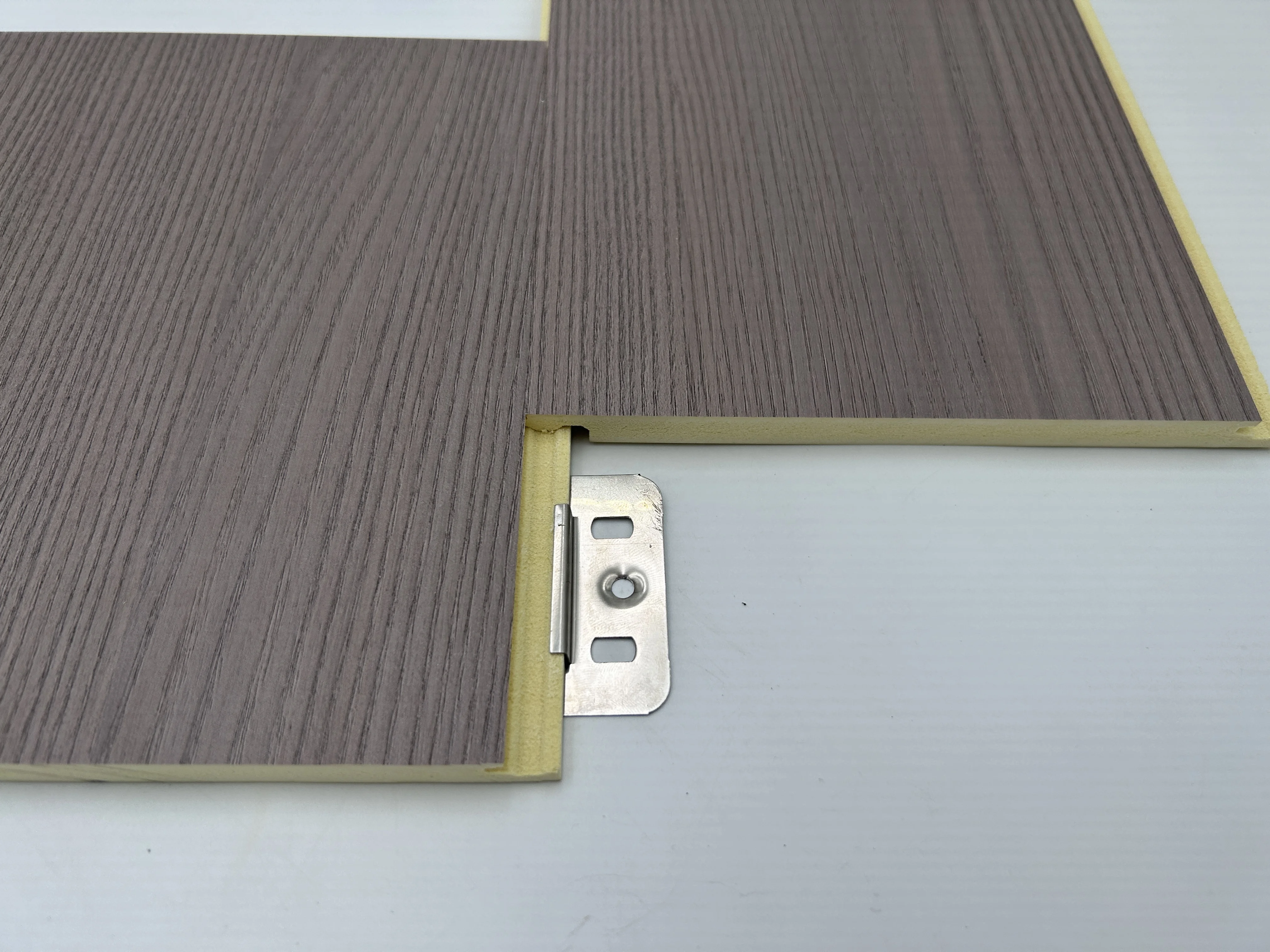 Home Decoration Mildew Resistance PVC Foam Panel Foldable Natrual Bamboo Fiber Board Laser Printing Surface WPC Wall Sheet