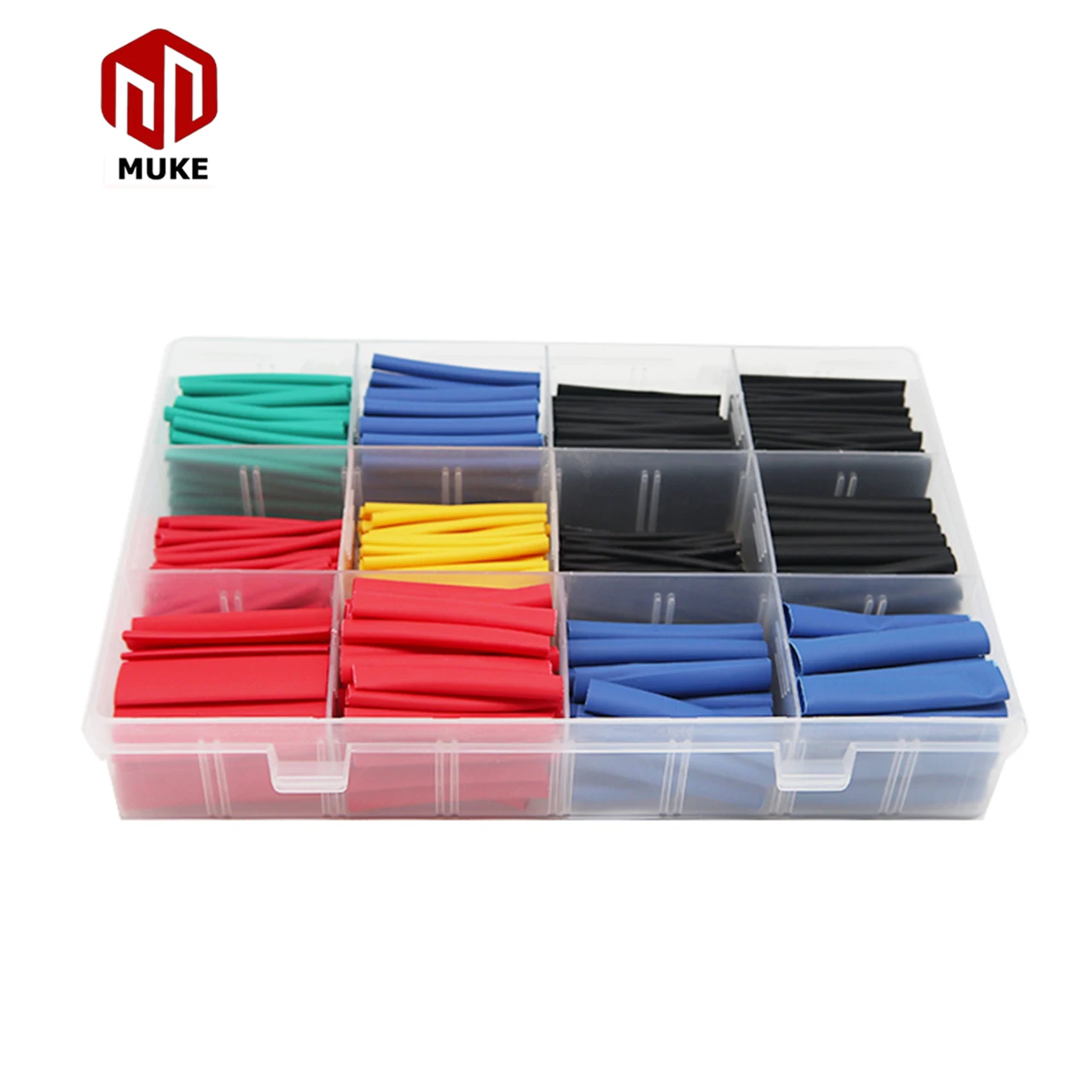 Термоусадочные трубки 560 шт., полиолефиновые черные автомобильные термоусадочные трубки, оптовая продажа, малый заказ, термоусадочные трубки