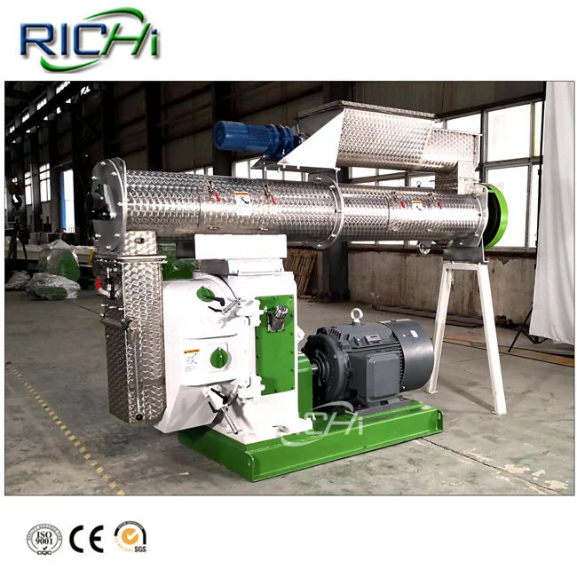 RICHI - 5-7T/H Auto Chicken Poltry Live Stock Feed Machine And Animal Pellet Powder Feed Machine For Poultry Chicken