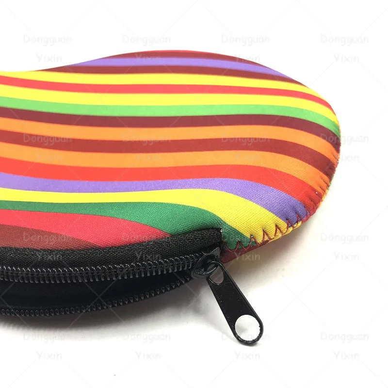 Neoprene Table Tennis Racket Cover Ping-pong Paddle Carry Bag Pouch Zipper Neoprene Bag