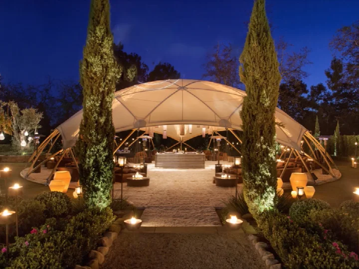 2023 geodesic activities outdoor large party arch tente exhibition advertising wedding decor geo dome shelter tent for events