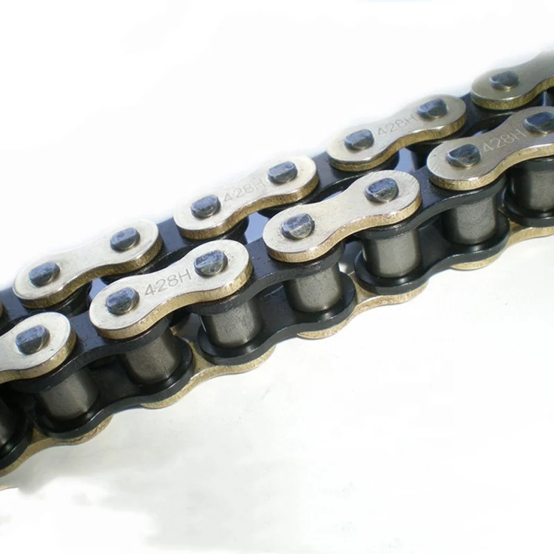 High quality steel transmission chains 530H thicken gold chain spare parts and motorcycles accessories