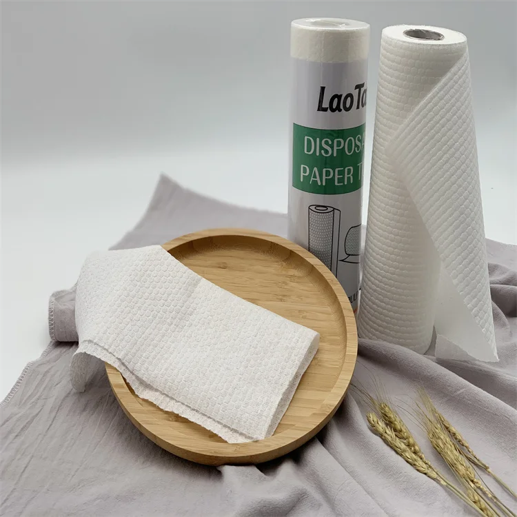 Washable Reusable Kitchen Oil Absorb Bamboo Towel Paper Wipes Wet Cleaning Cloth