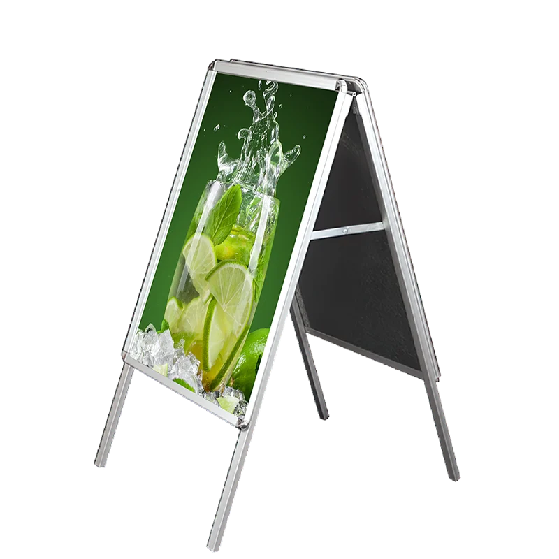 High quality Outdoor a frame board water base A1 advertising poster stand pavement sign for display
